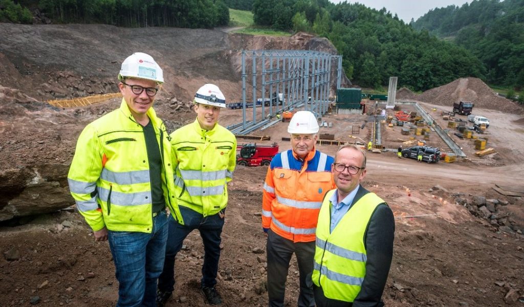 Byggingen i gang på Kobbervik Næringspark